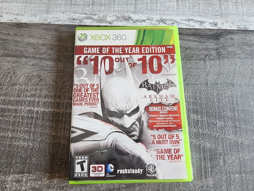 Batman: Arkham City Game of the Year Edition (Xbox 360)